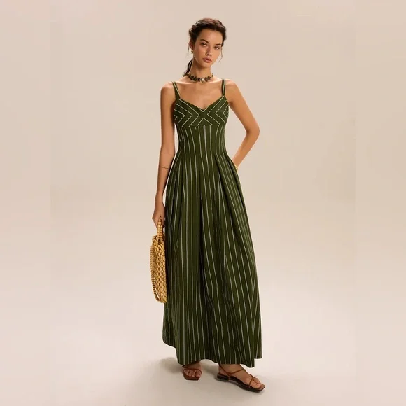 Commense Striped Maxi Dress - Picture 6 of 13